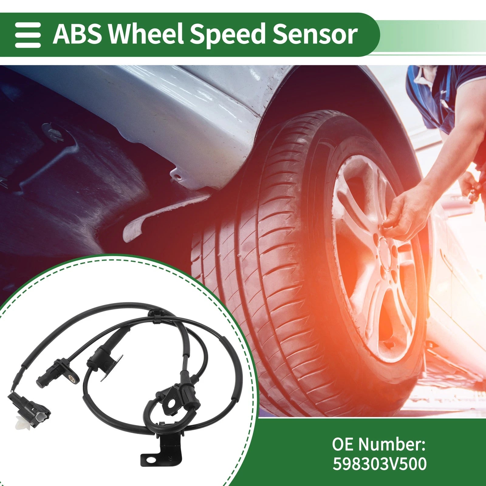 ABS Wheel Speed Sensor No. 598303V500 for Hyundai Azera (2012–2017)