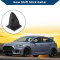 Gear Shift Stick Gaiter for Ford Focus (2005–2012) - Black White Leather
