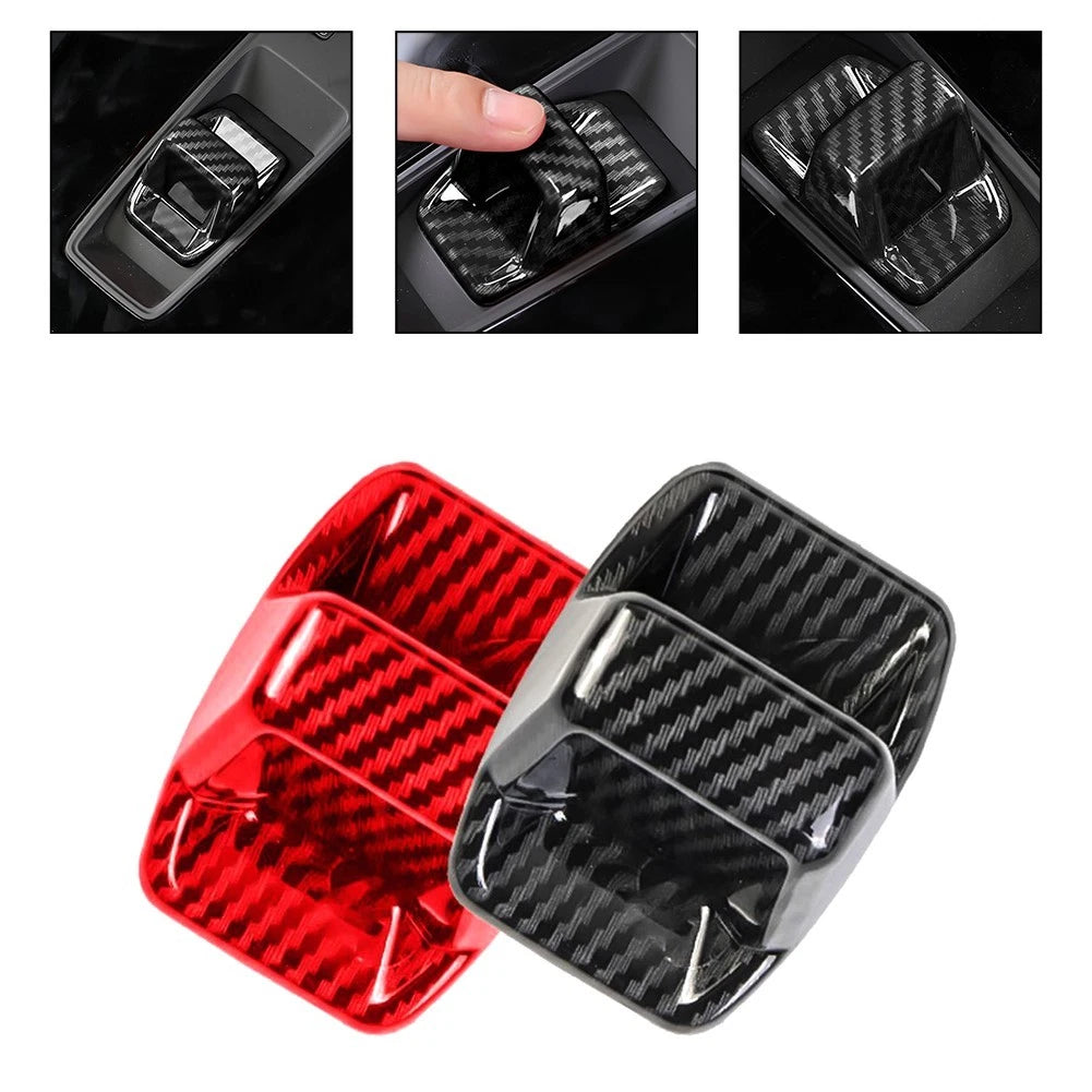 Carbon Fiber Design Gear Shift Head Cover Compatible with Models 2021 2024