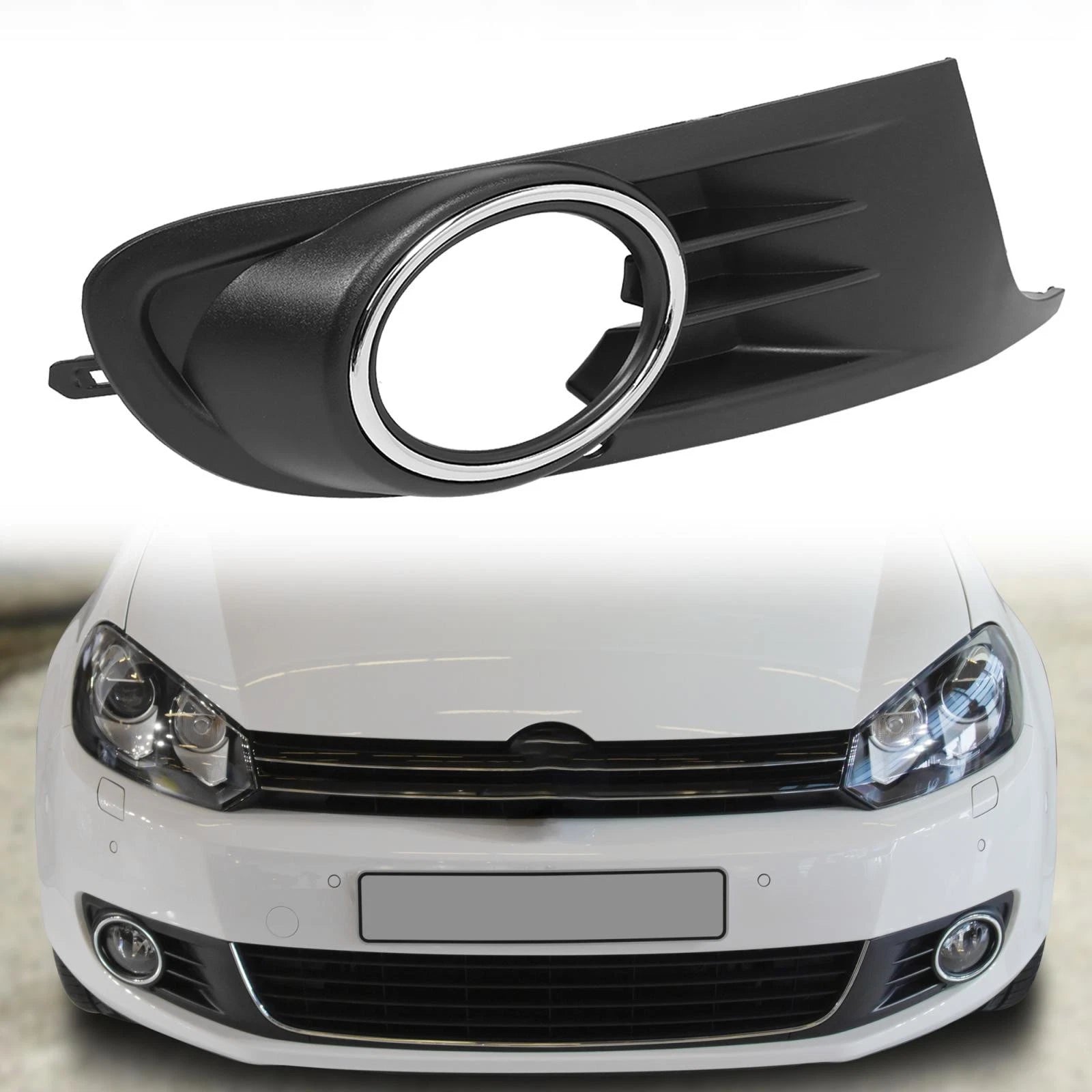 Right Side Fog Light Grille Cover Trim for Volkswagen Golf (2010–2014)