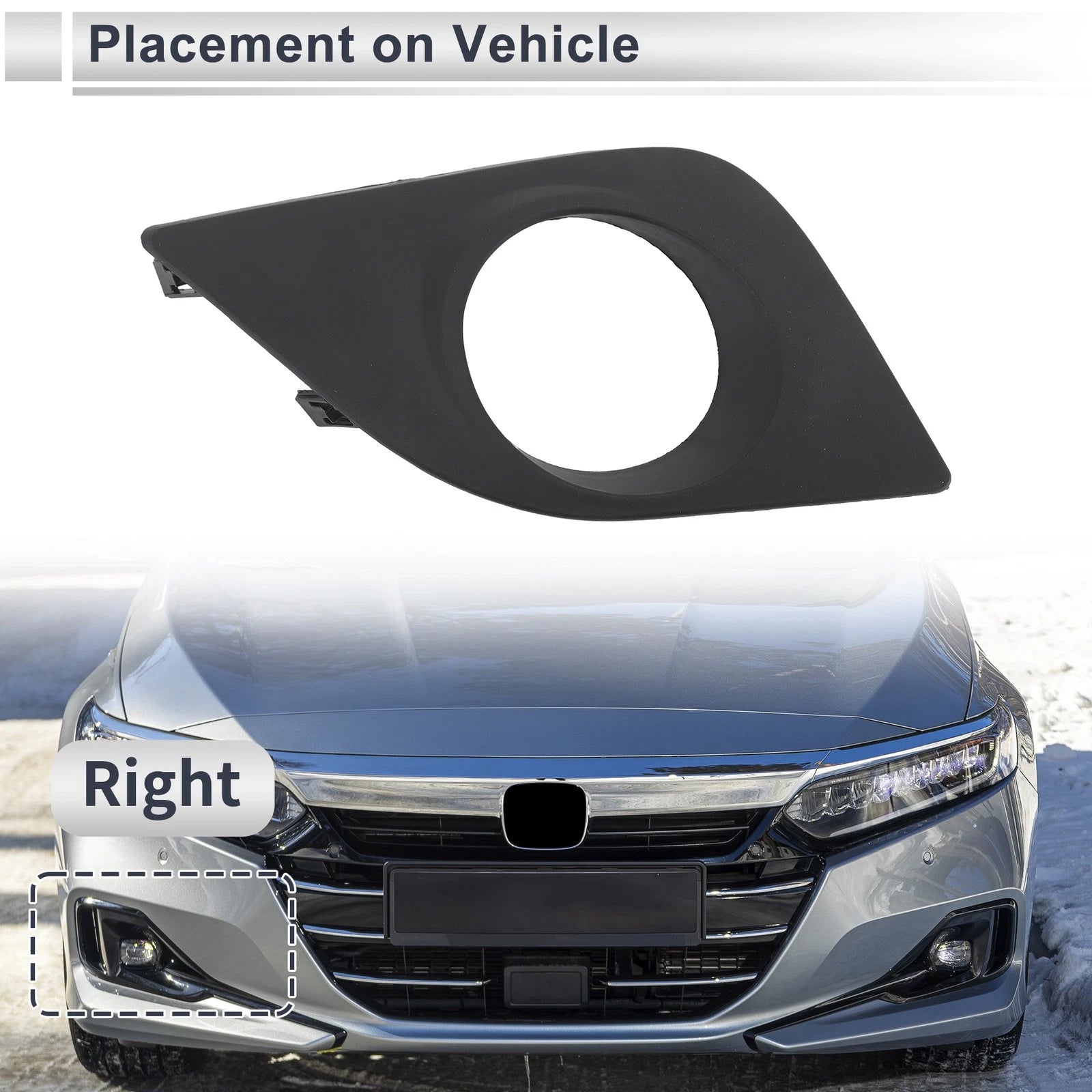 Fog Light Grille Front Right for Toyota Corolla 2014–2016