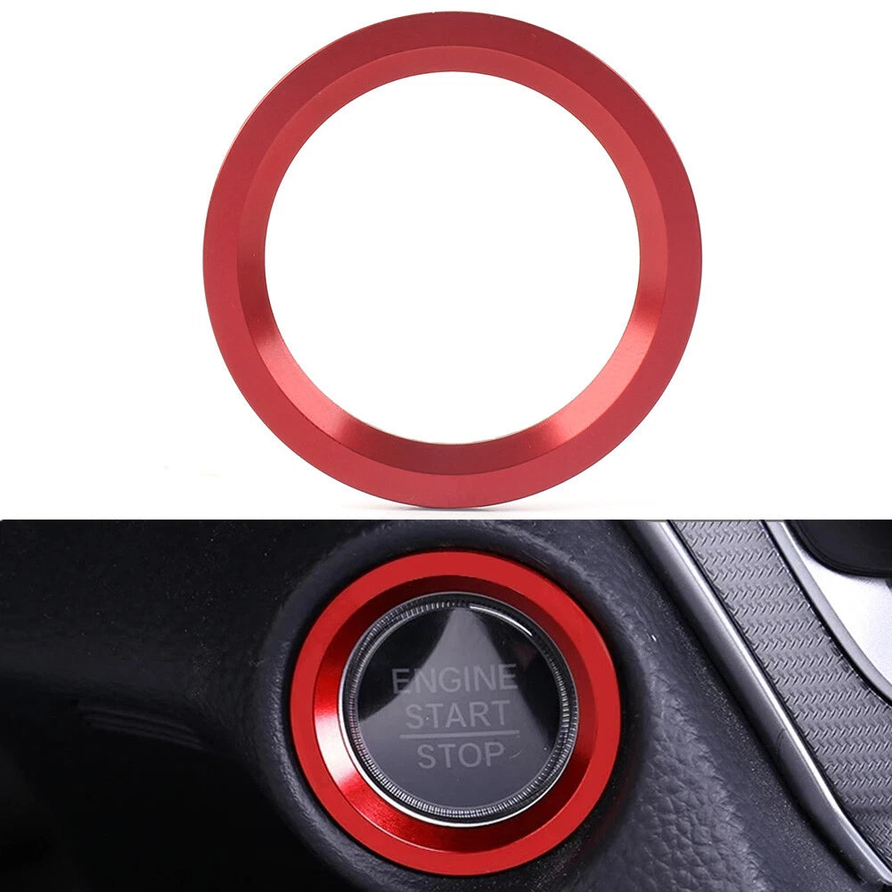 Engine Start Stop Switch Button Ring Trim for Honda CR-V (2017–2022)