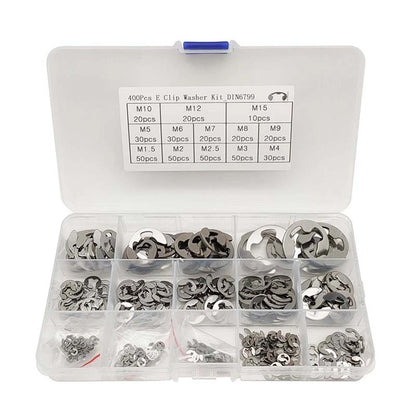 400pcs Open Retaining Ring Circlip Set for Automotive Applications