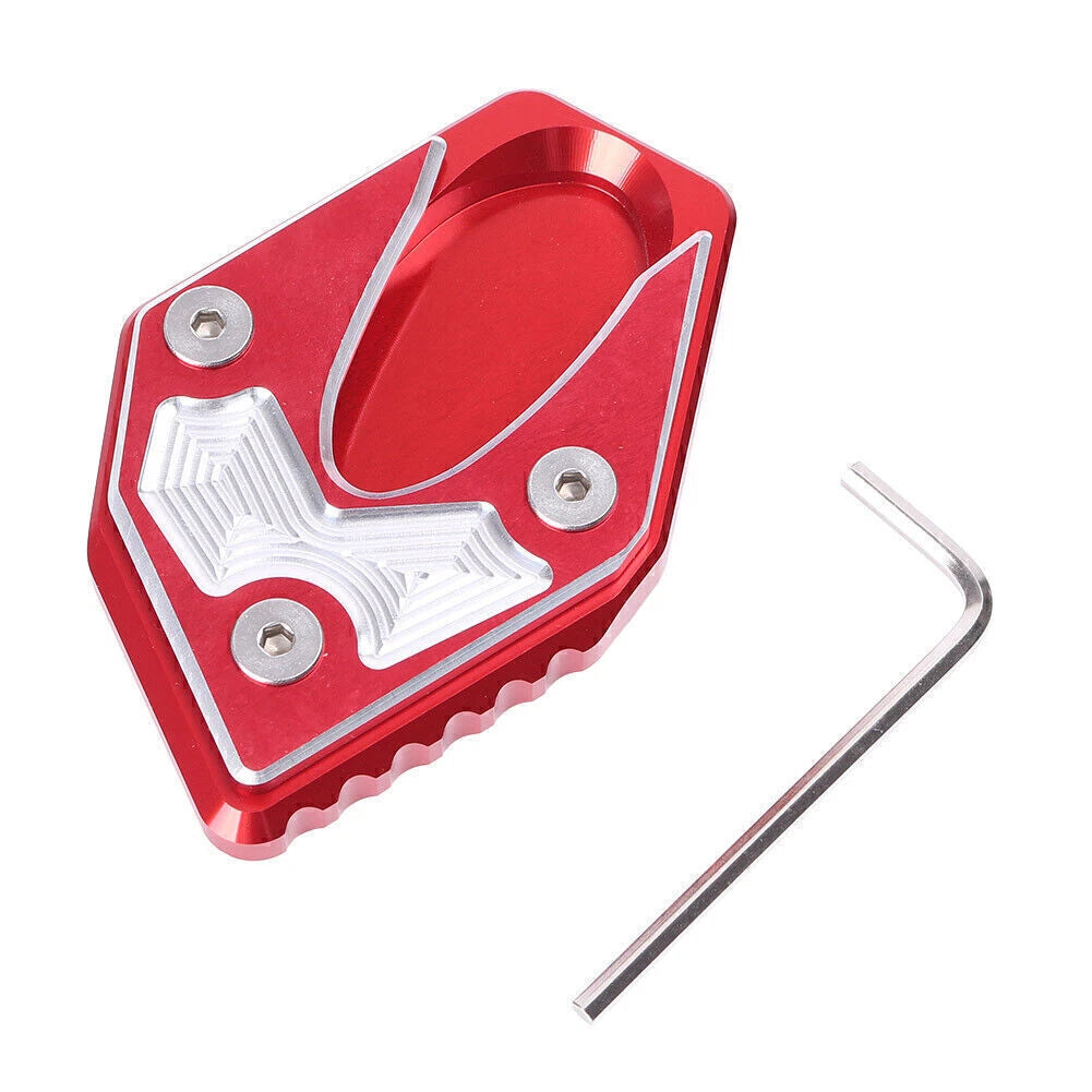 Aluminum Kickstand Side Stand Pad for Suzuki GSX250R (2017–2018) RED