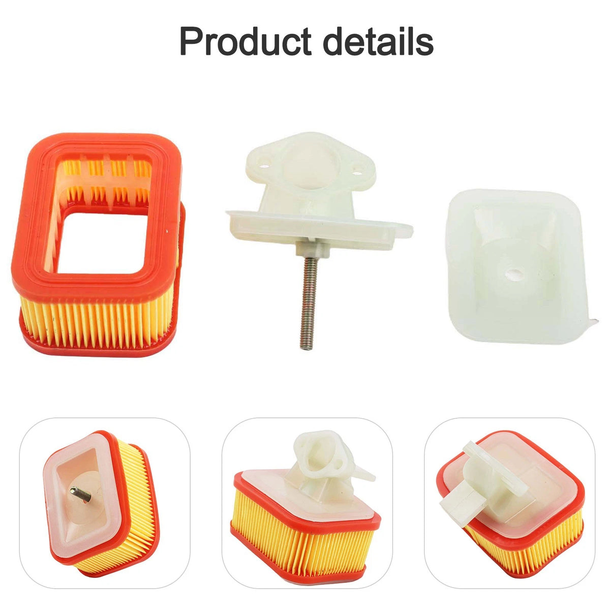 Air Filter Set of 2 for 5200 5800 52/58CC Chainsaw (Paper)