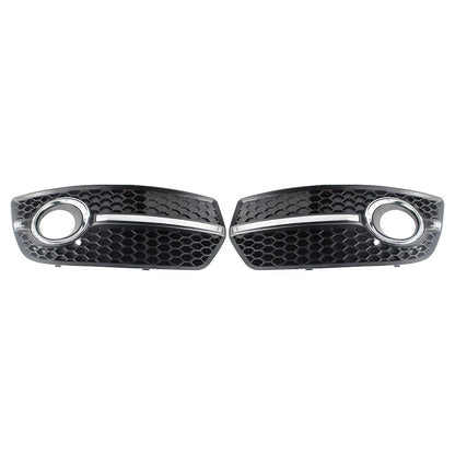 Set of 2 Front Bumper Grill Fog Light Lamp Covers Trim for Audi Q5 (2009–2011)
