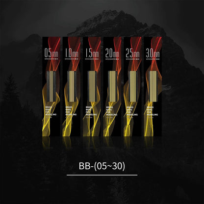 Solid Brass Rod for Hobby Knife Making (0.5-3.0mm)
