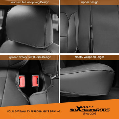 Full Set Leather Waterproof Seat Covers for Ford F150 (2015–2024)