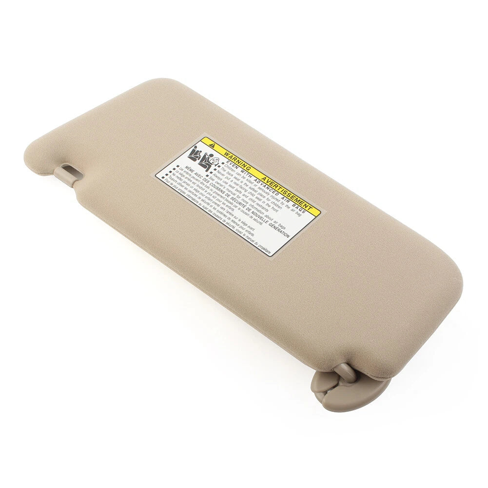 Right Passenger Side Sun Visor for Toyota Venza (2009–2016)