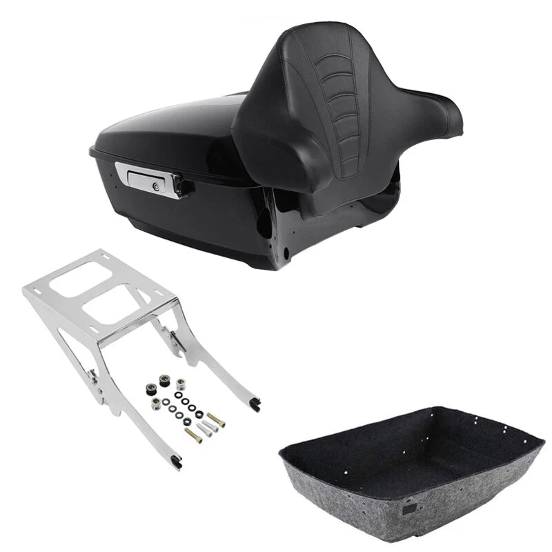Trunk Backrest Pad Mount Rack for Harley Heritage Classic FLHCS (2018–2023)