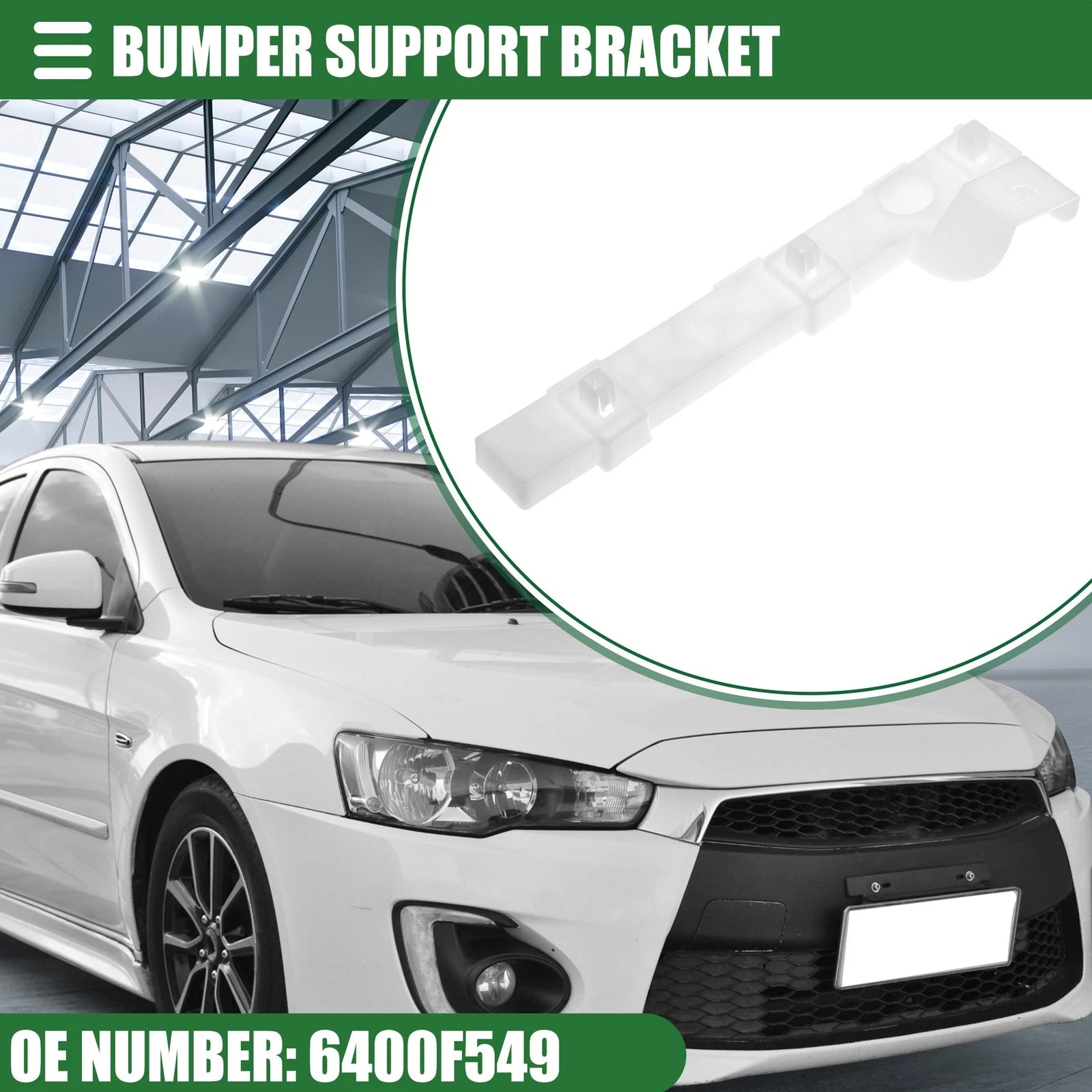 Front Left Bumper Bracket Replacement for Mitsubishi Lancer (2008–2017)