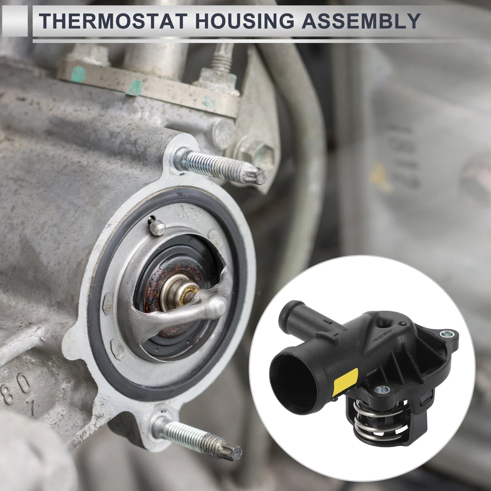 Engine Coolant Thermostat Housing Assembly for Audi Q7 (2007–2015)