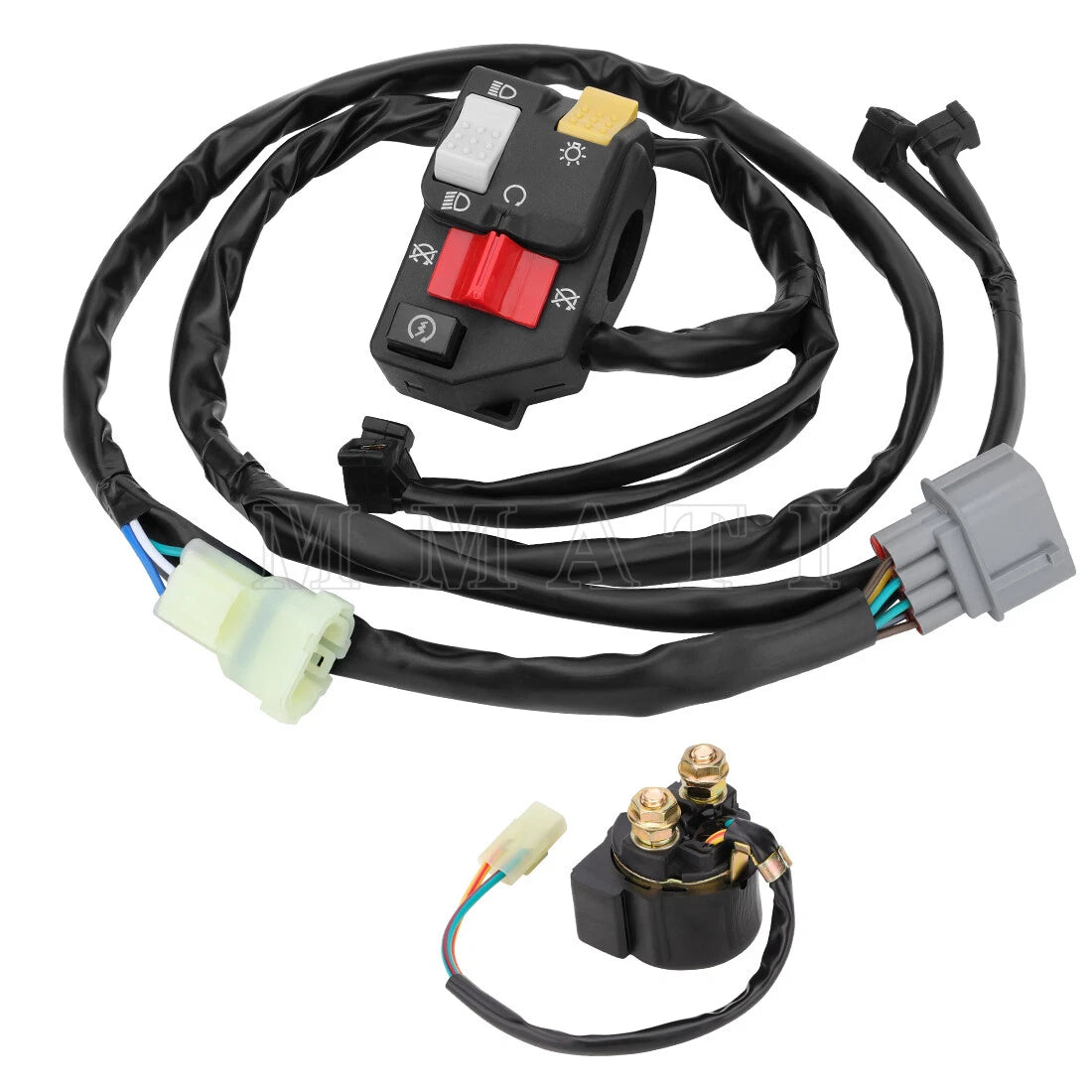 Handlebar Switch & Starter Relay for Honda Rancher 350 TRX350FM/TM (2006)