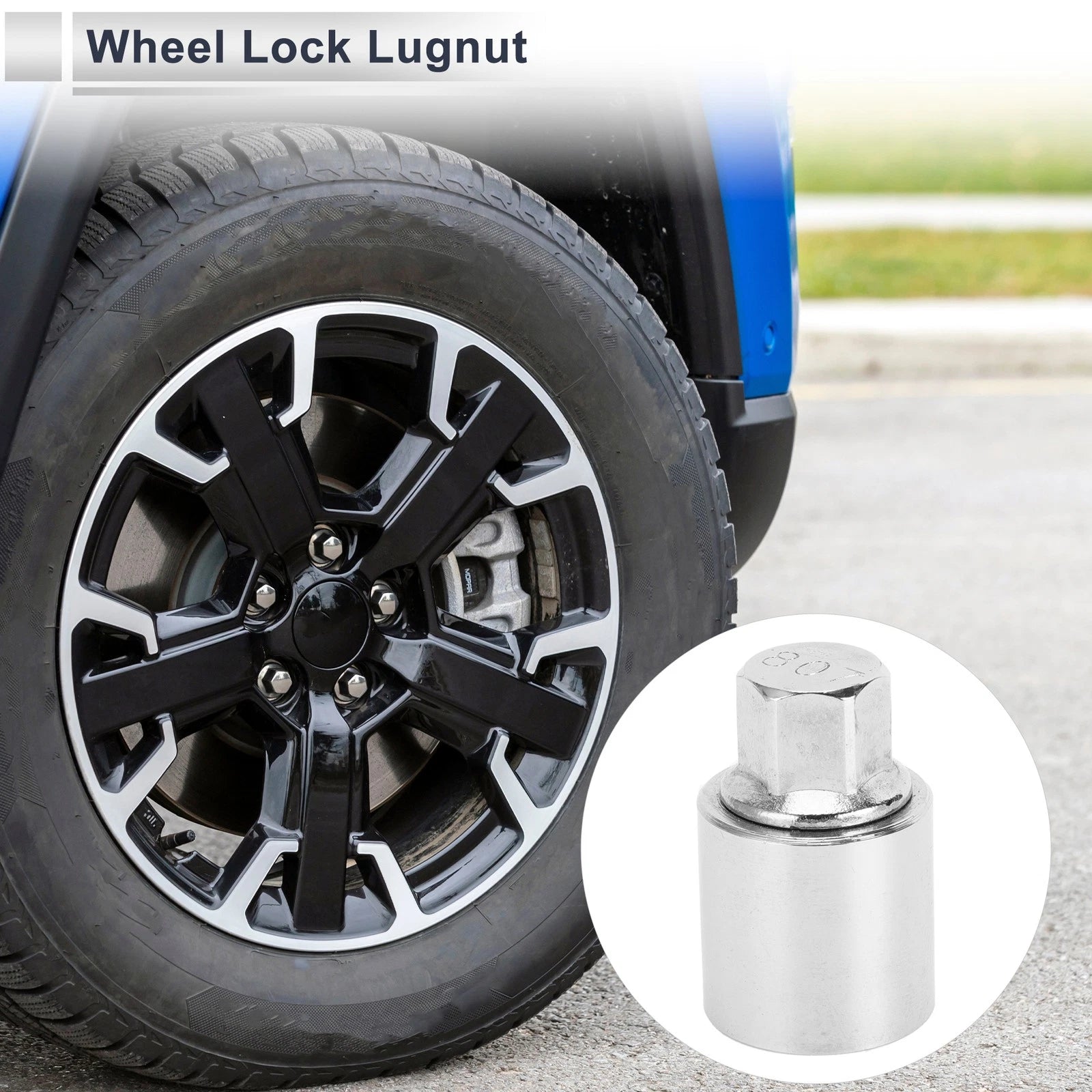 Wheel Lock Lugnut Antitheft Key Socket for Jeep Compass (2007–2023)