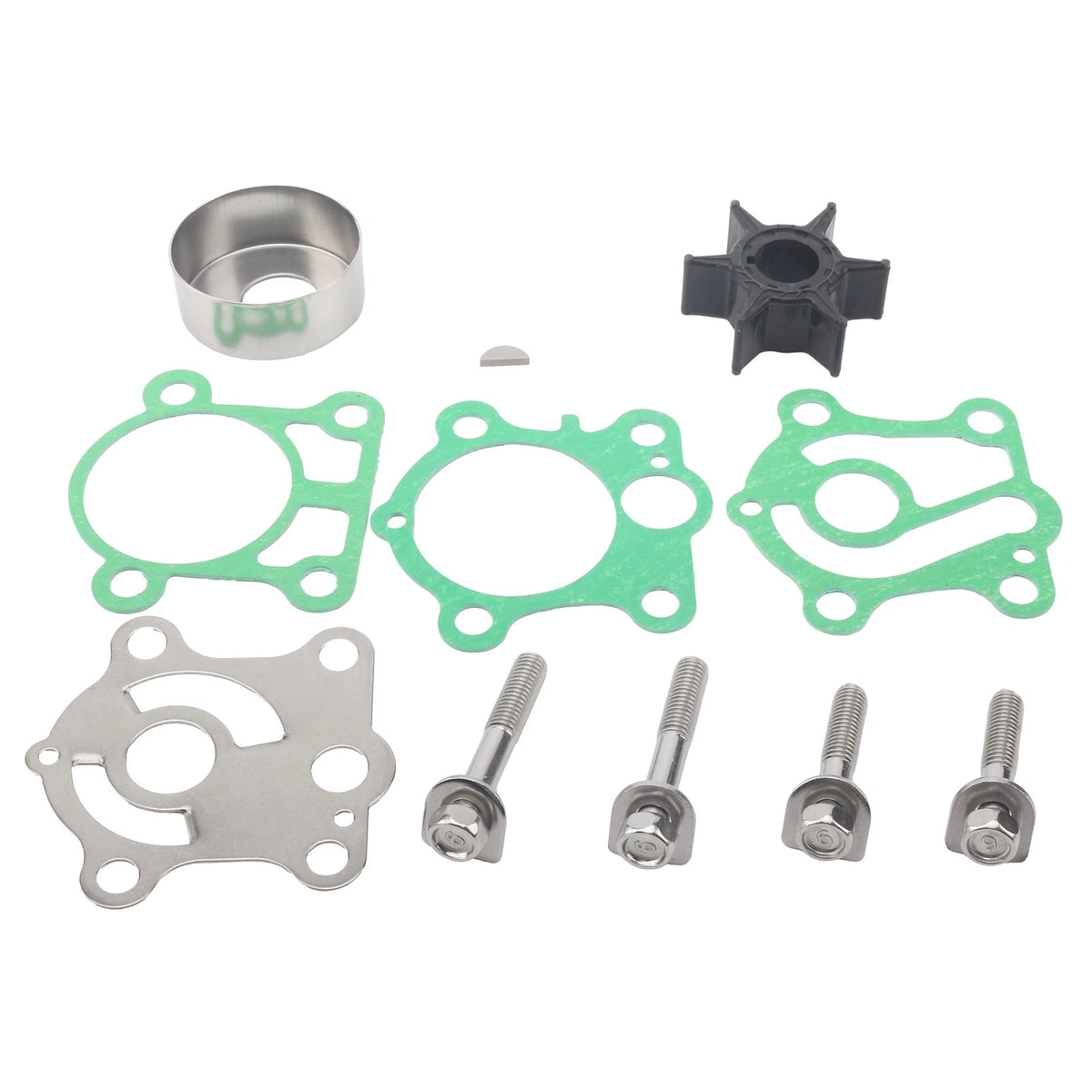 Water Pump Repair Kit for Yamaha 2 Stroke 25 30 HP (1990–2023)