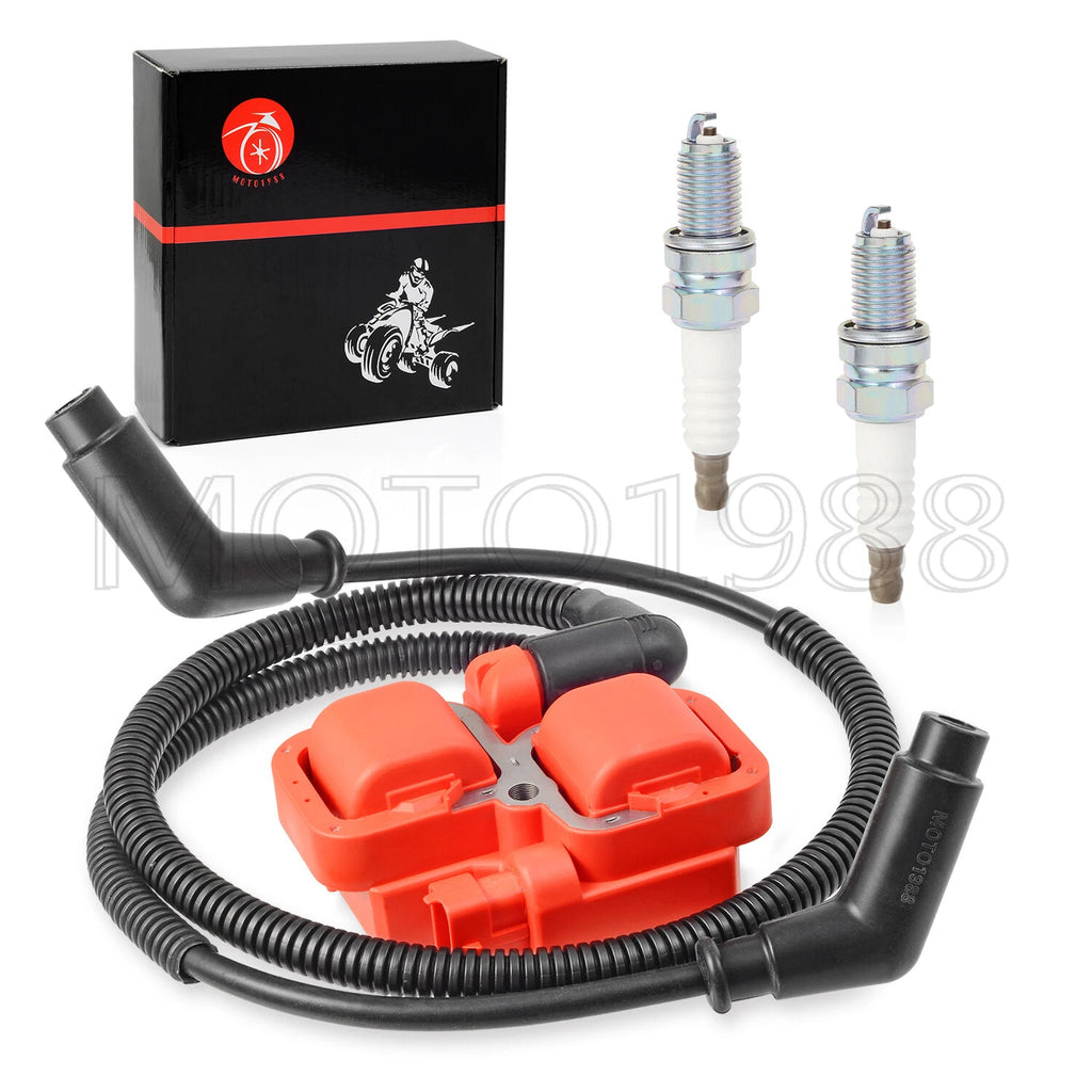 Ignition Coil & Spark Plug & Wire Cap for Bombardier Traxter 500 CVT 650 (2000–2023)