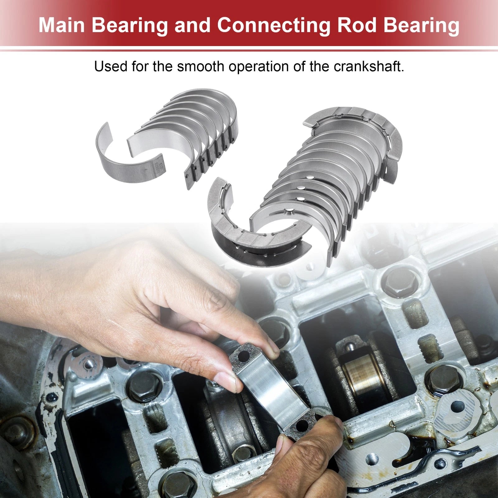 Engine Main and Connecting Rod Bearing Kit for BMW 330i (2015–2022)