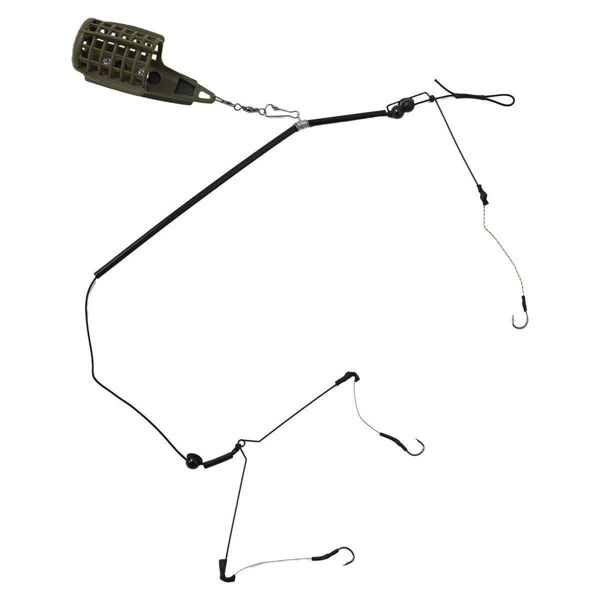 Feeder Basket Baits Cage Hook Set for Carp Fishing Tackle Box