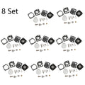 Set of 8 Carburetor Diaphragm Repair Kit for ZAMA C1U C1Q RB-47