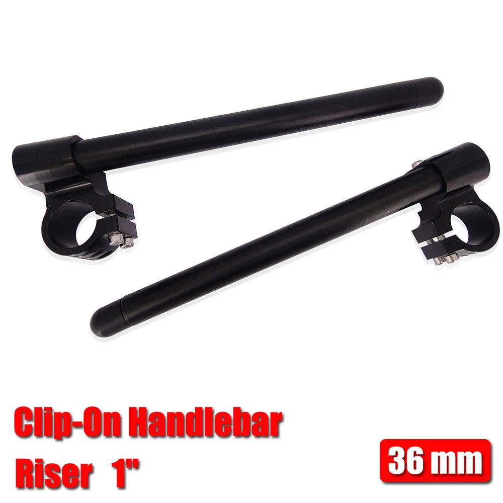 Adjustable CNC 36mm Riser 7/8" Clip-Ons Handlebars for Universal Motorcycle (2010–2023)