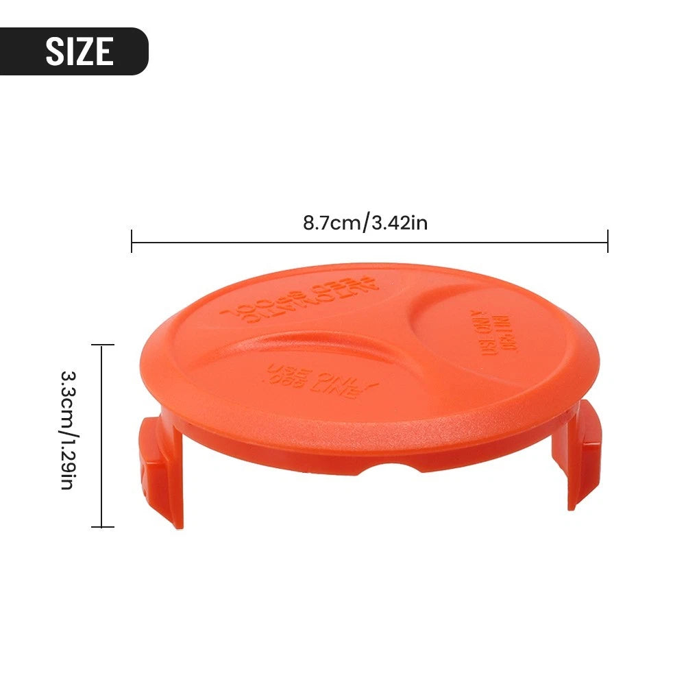 2 Pack Replacement String Trimmer Spool Cap for Black & Decker ST4525 ST5528