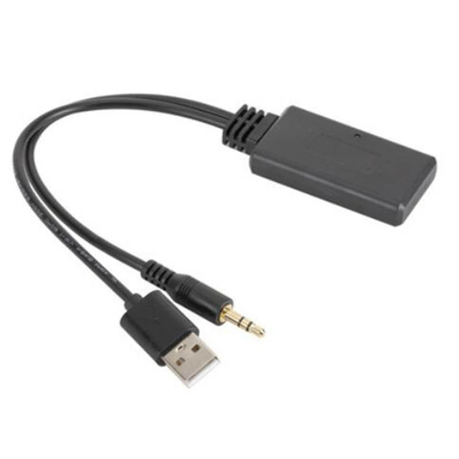 Bluetooth 5.0 AUX Speaker Adapter for Car USB + 3.5mm Jack Stereo Audio