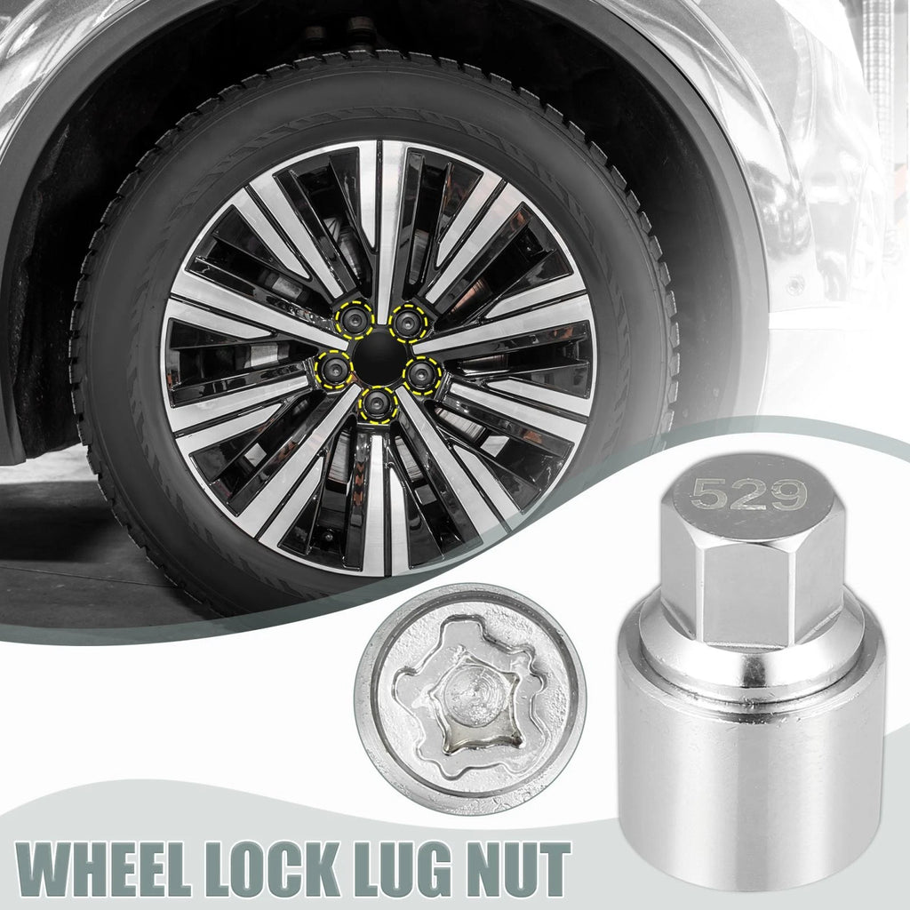 Wheel Lock Lug Nut Key Removal Tool for Volkswagen Phaeton (2004–2016)