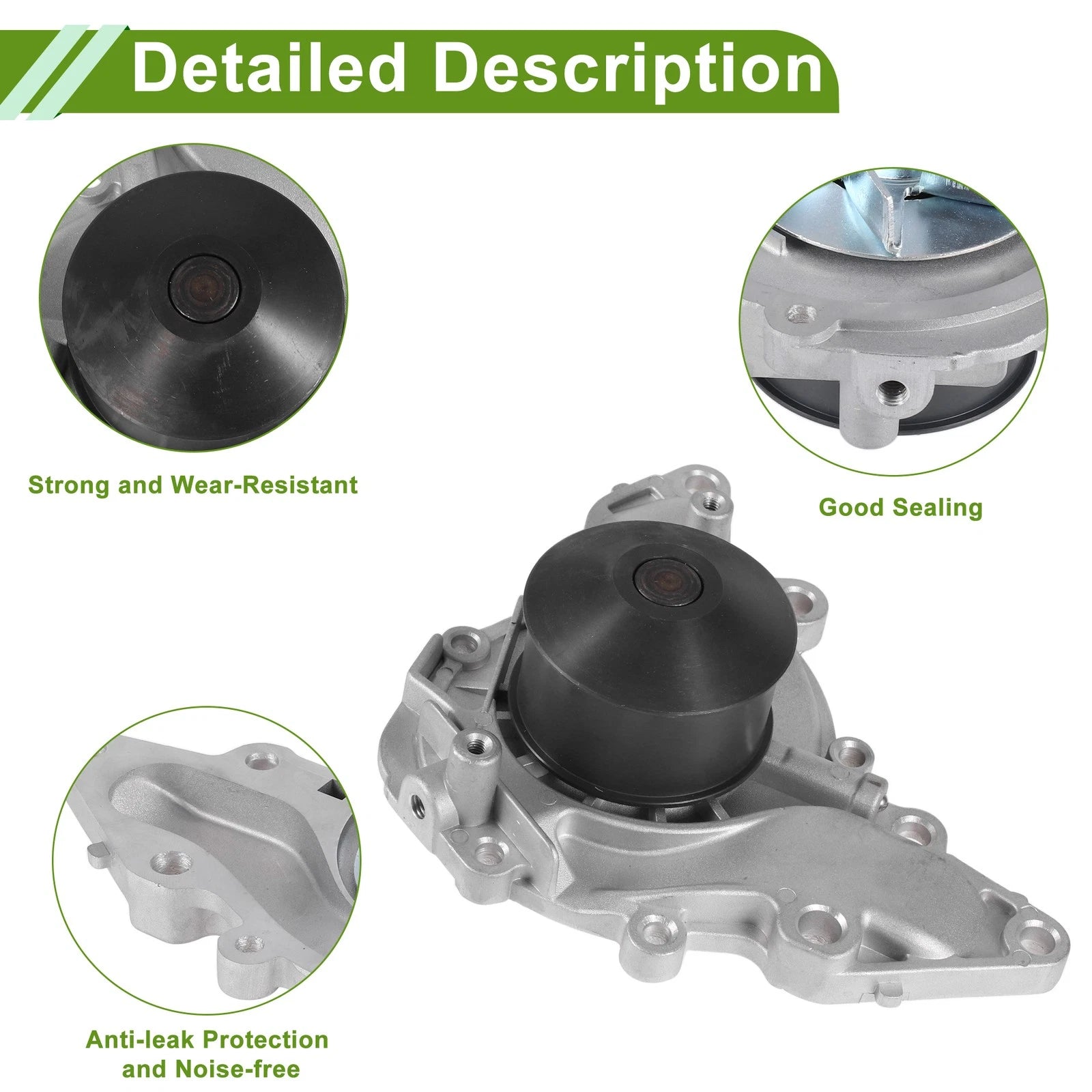 Engine Water Pump for Mitsubishi Eclipse (No.MD973162)