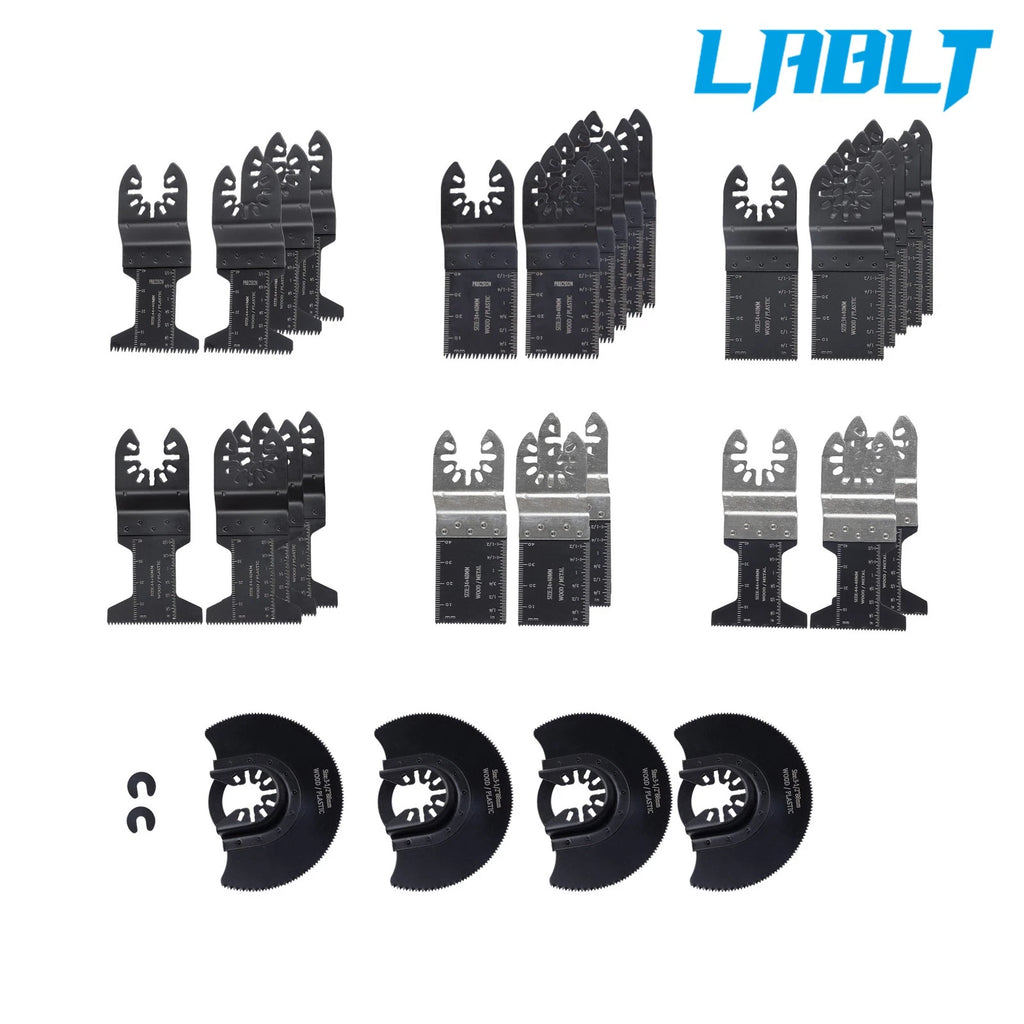 32Pcs Oscillating Saw Blades Kit for Universal Use (Bi-Metal)