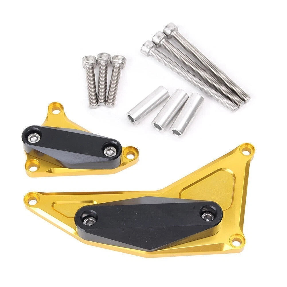 Set of 2 Engine Stator Cover Frame Slider Protectors for BMW S1000RR (2010–2017) S1000R (2014–2017)