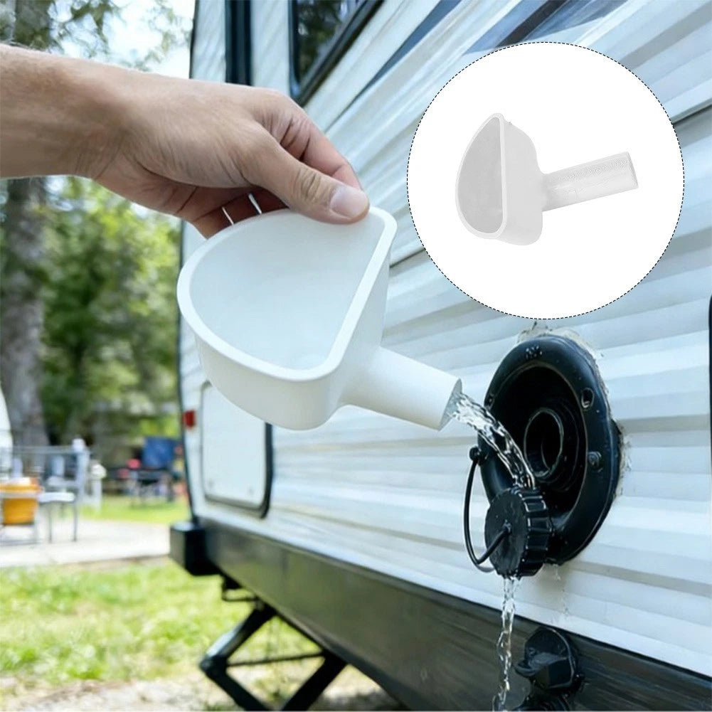 Overflow Resistant Water Inlet for RVs Campervans for touring Vans White Black