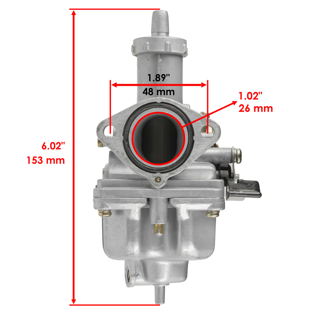 Carburetor Replacement for Honda ATC200 S (1981–1986) Choke Lever Style