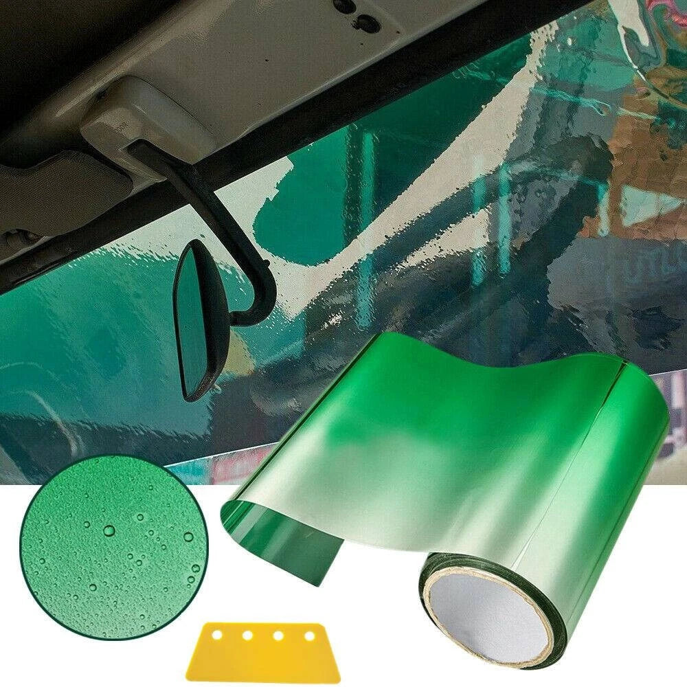 Sun Visor UV Shade for Car Front Windshield (with Scraper)