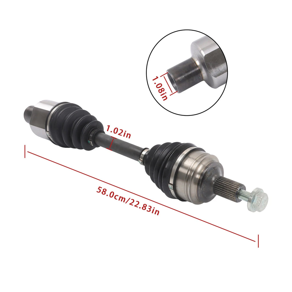 Front Left CV Axle Assembly for Mercedes-Benz C300 4Matic (2015–2017)