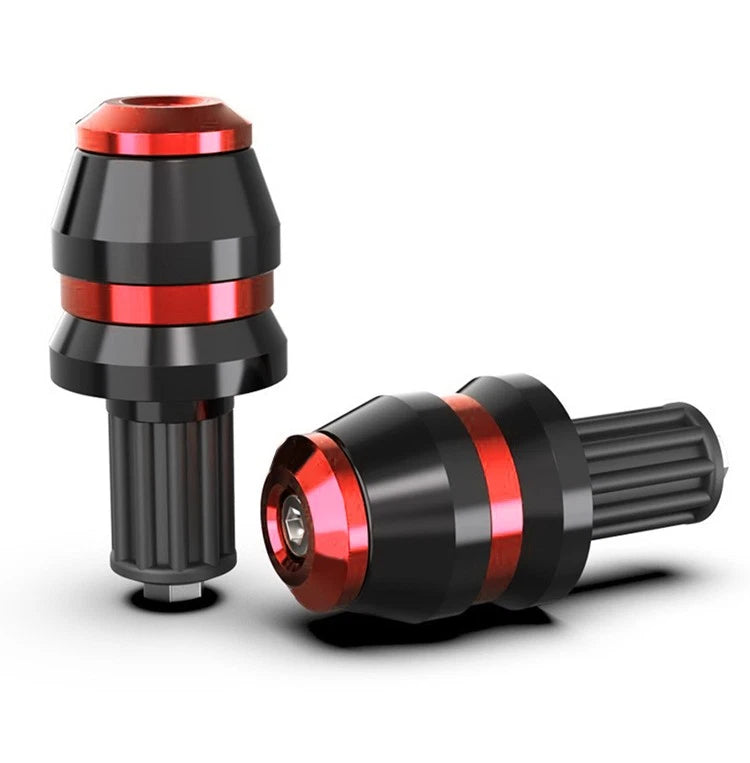 22mm Motorcycle Handlebar Grips Bar End Slider Cap Plugs for Universal Models