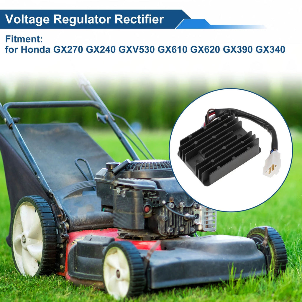 Voltage Regulator Rectifier Replacement for Honda GX270 GX240 GXV530 (2005–2005)