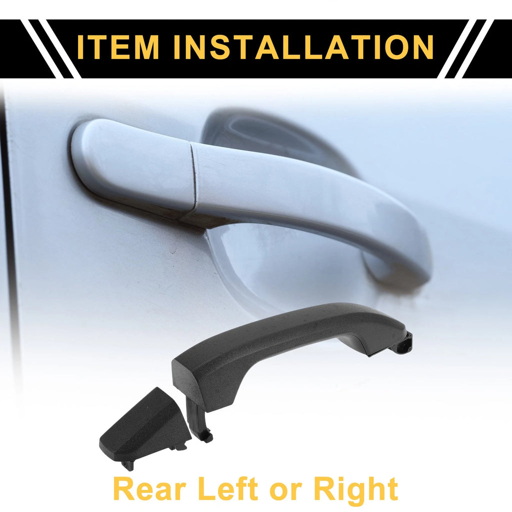Rear Exterior Door Handle Left or Right Replacement for Chevrolet Suburban HD (2007–2014)