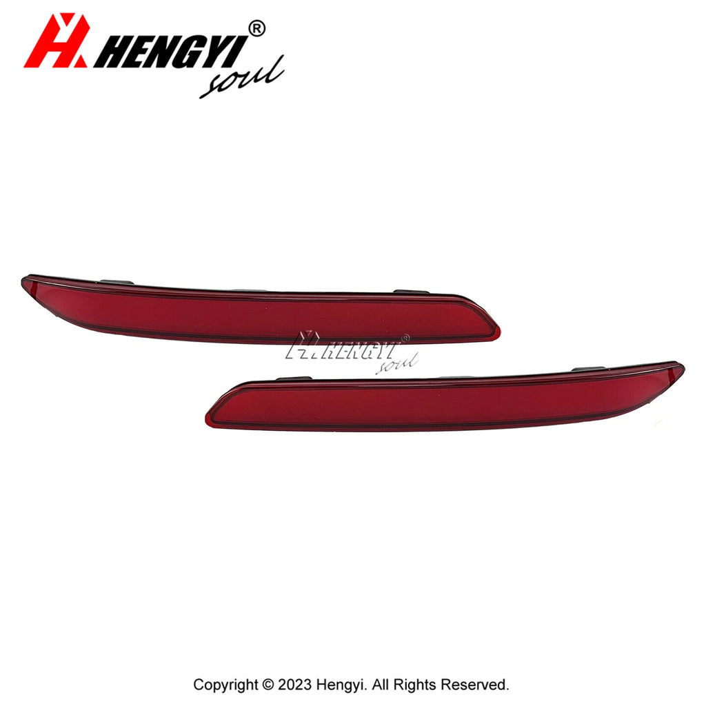 RED LED Rear Reflector Fog Light w/ Turn Signal for Honda Accord (2023)