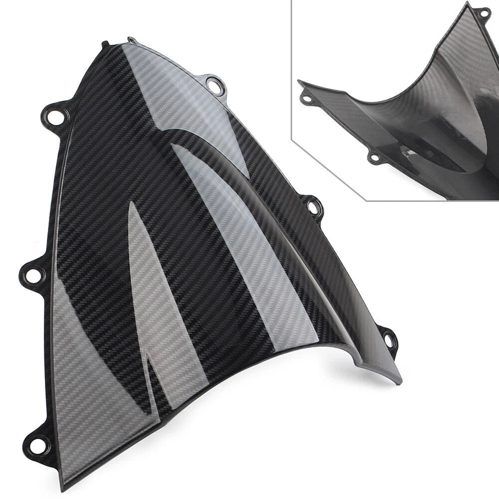 Black Carbon Fiber ABS Windshield Shield for Honda CBR 1000RR (2008–2011)