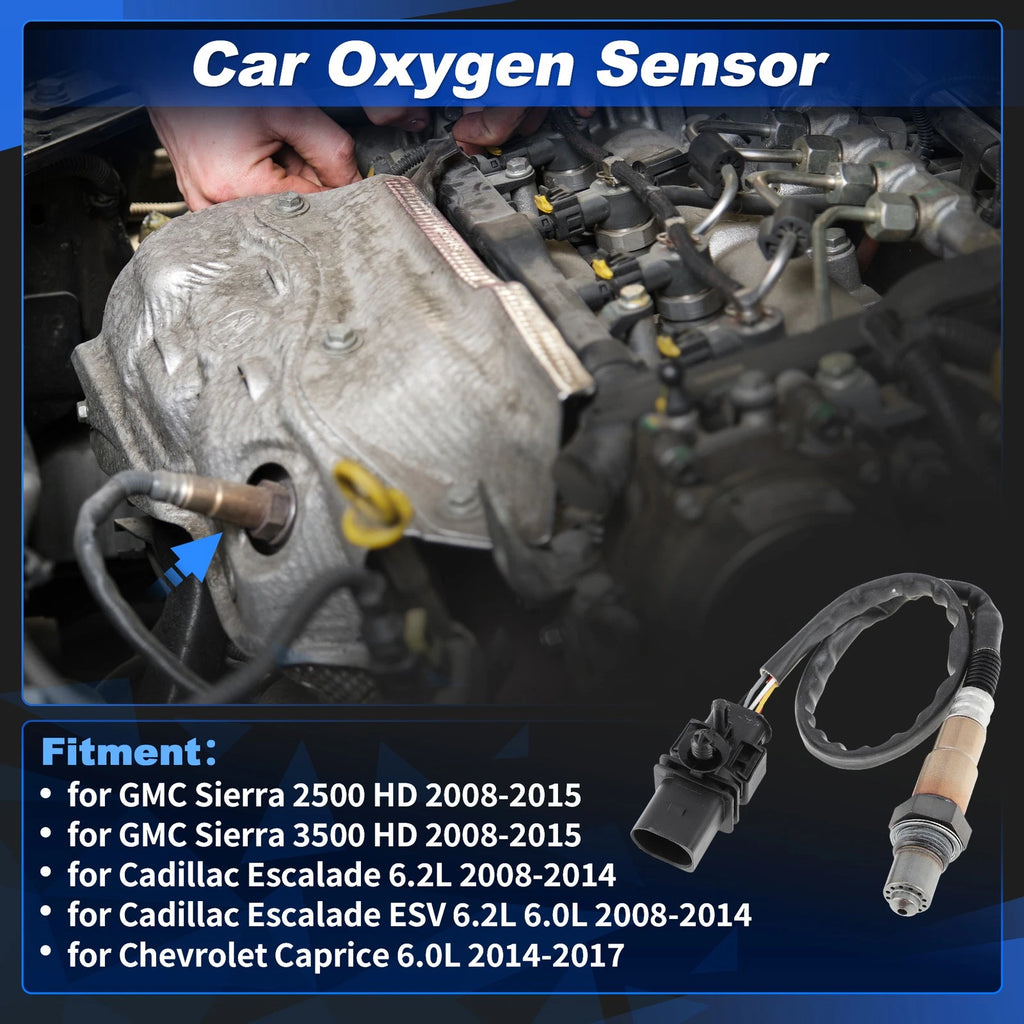 Upstream Oxygen Sensor for GMC Sierra 2500 3500 HD (2008–2015) 1pcs