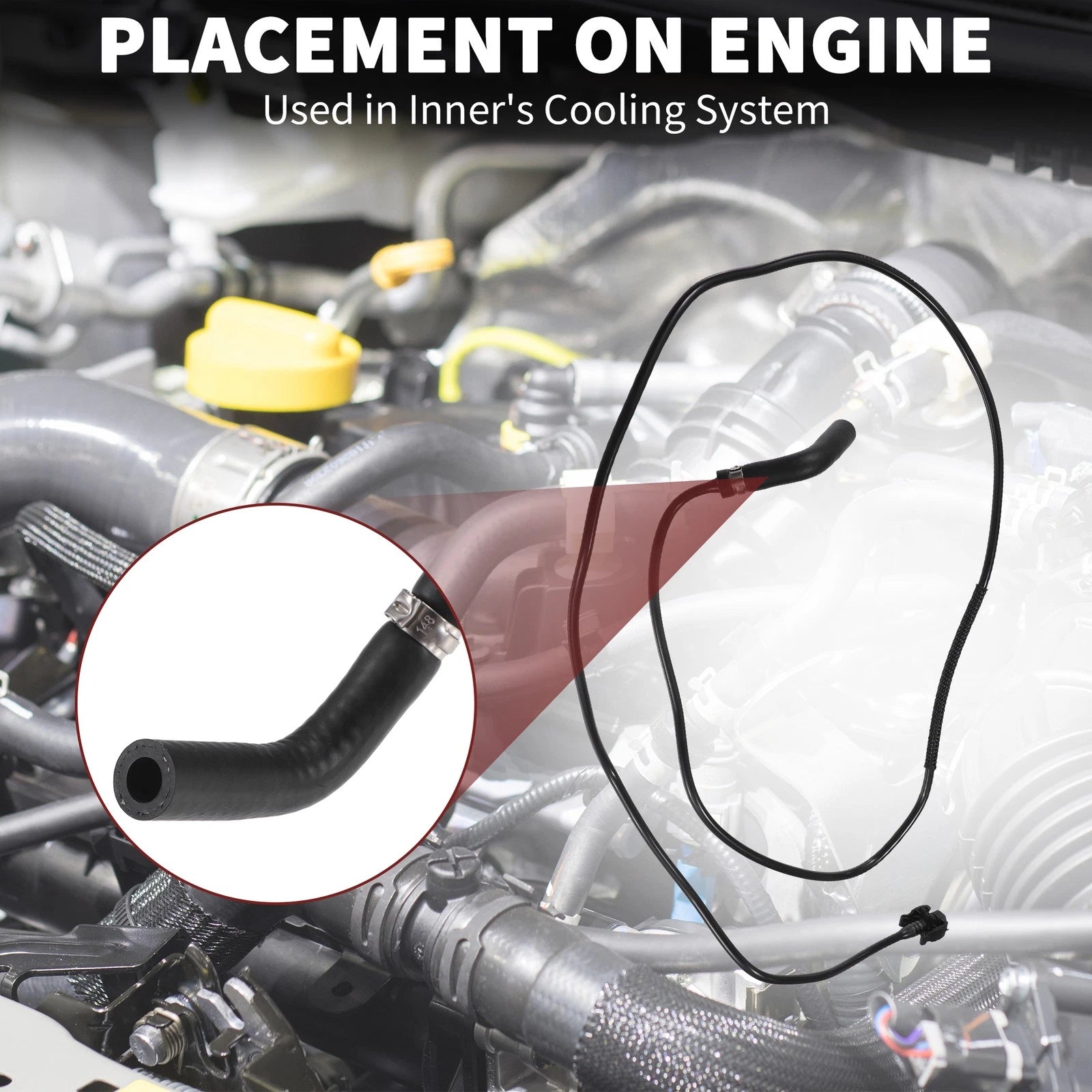 Coolant Overflow Bottle Hose Replacement for Ford C-Max (2015–2019)