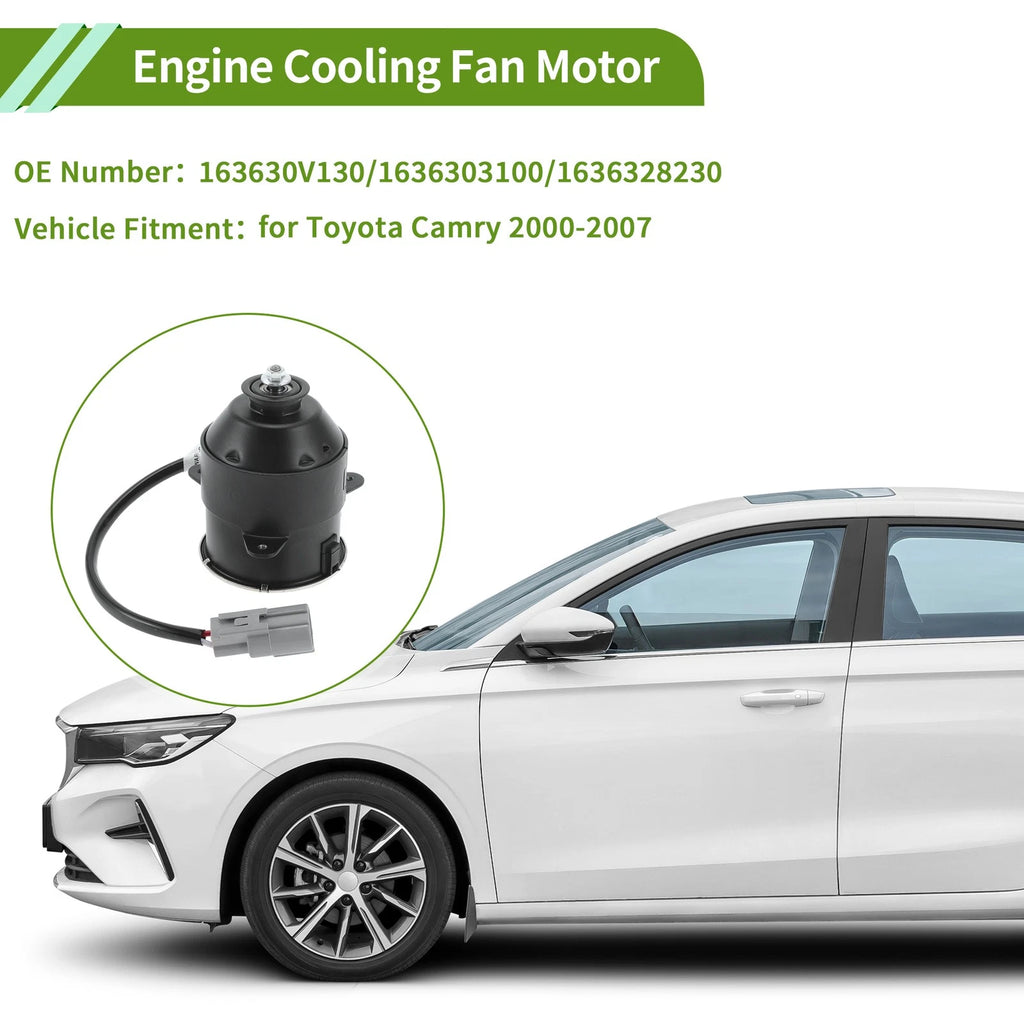 Radiator Fan Motor for Toyota Camry (2000–2007) Replacement 1 Pc