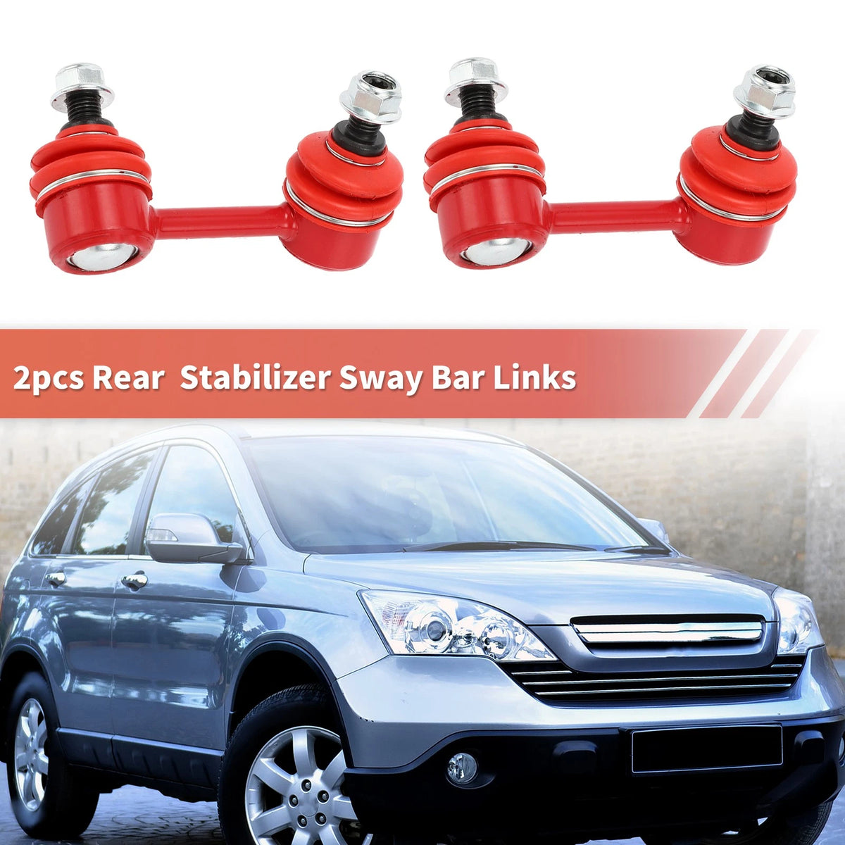 2X Rear Stabilizer Sway Bar Link for Honda Civic (2006–2015) No.K750125/K750126