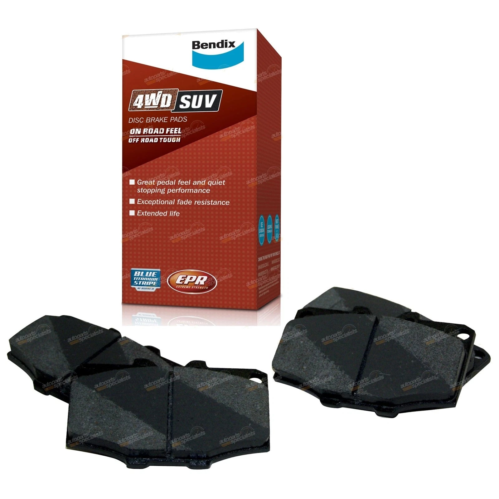 Bendix Front Disc Brake Pad Set for Hilux 2x4 4x4 (1978–1989)