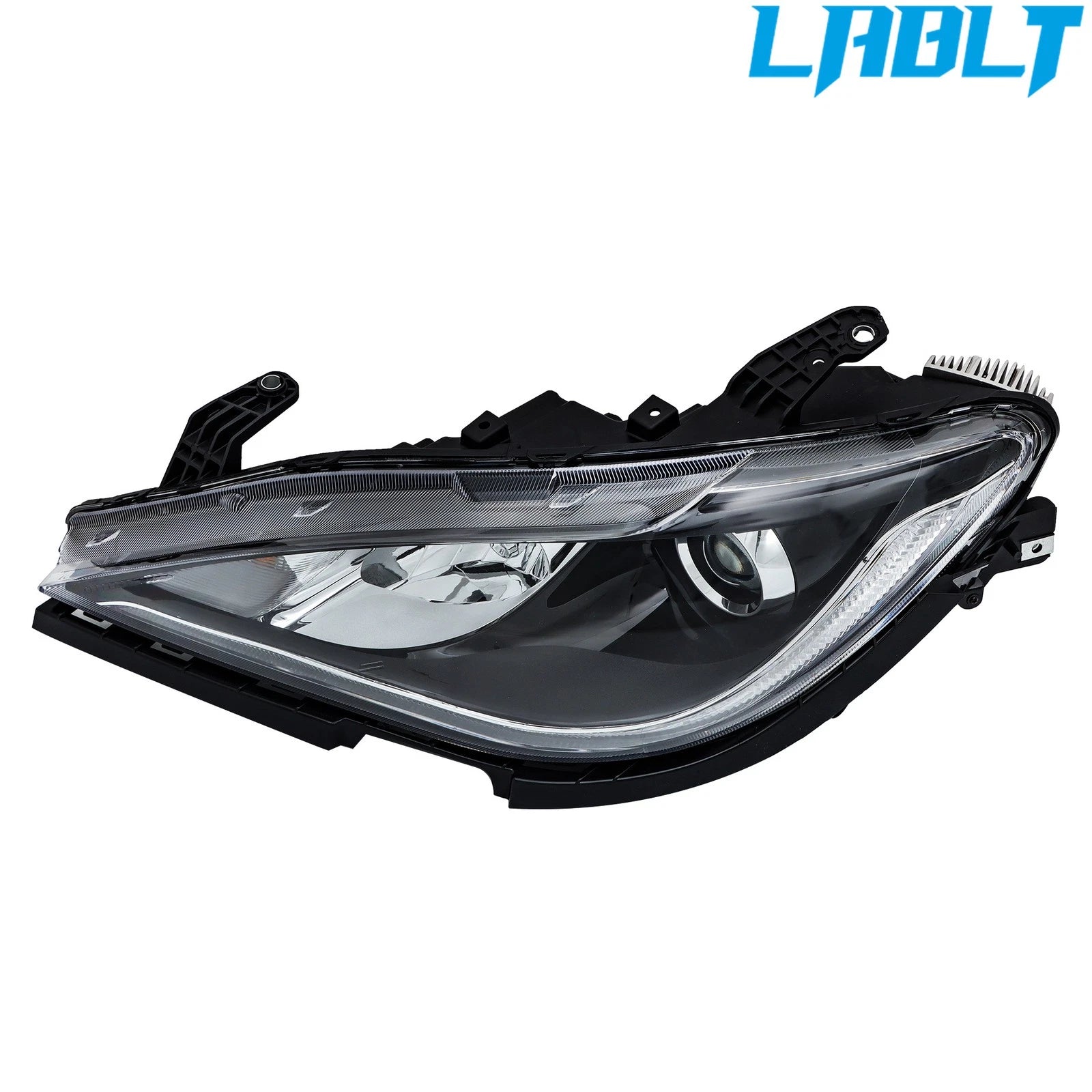Left Headlight HID with LED DRL Black Trim for Chrysler Pacifica (2017–2020)