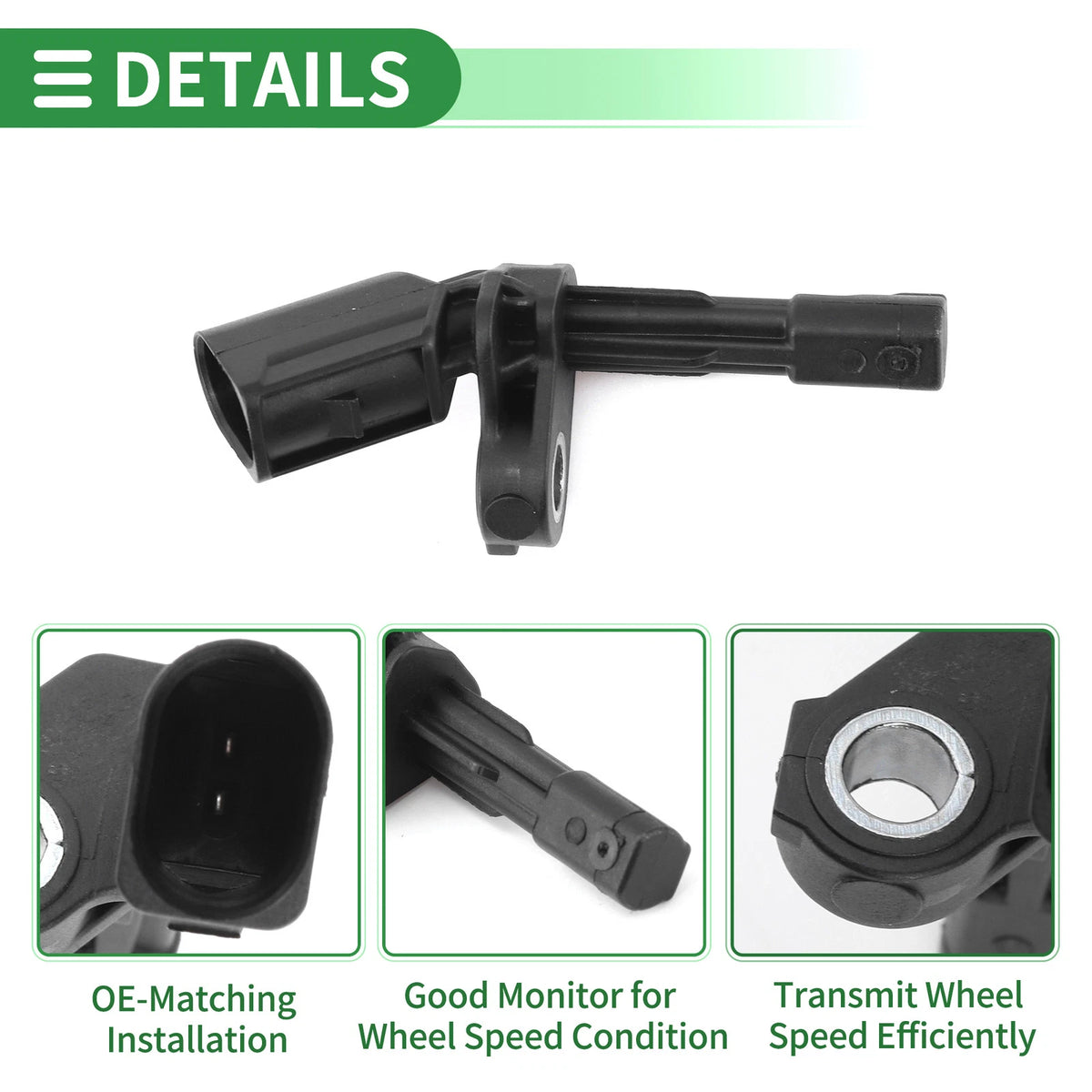 ABS Wheel Speed Sensor for Audi A3 TT (No.WHT003858/WHT003859)