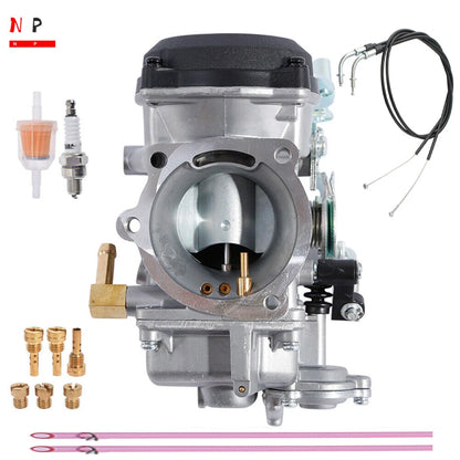 Carburetor with 35" Throttle Cable for Harley Davidson Dyna Wide Glide