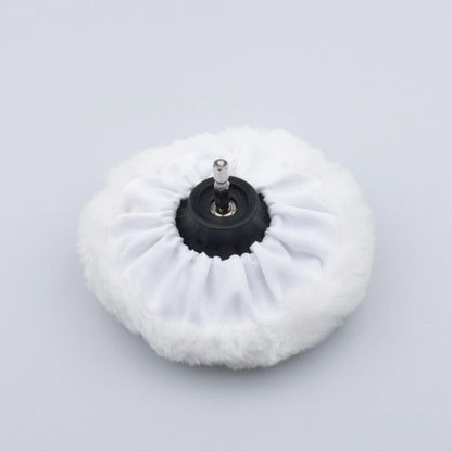 12pcs 4 Inch Wool Buffing Pads Set for Car Polisher with Drill Adapter