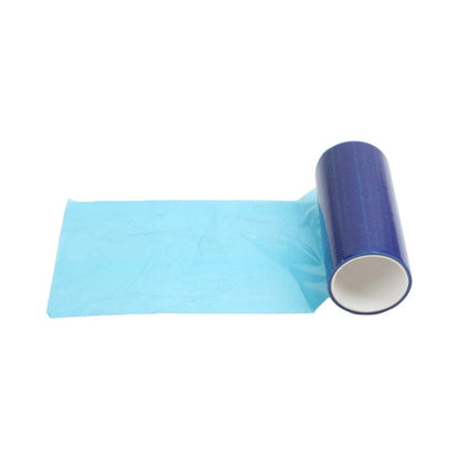 Pre-Cut Blue Protective Film 10cm x 15cm for Bathroom Fixtures and Doors