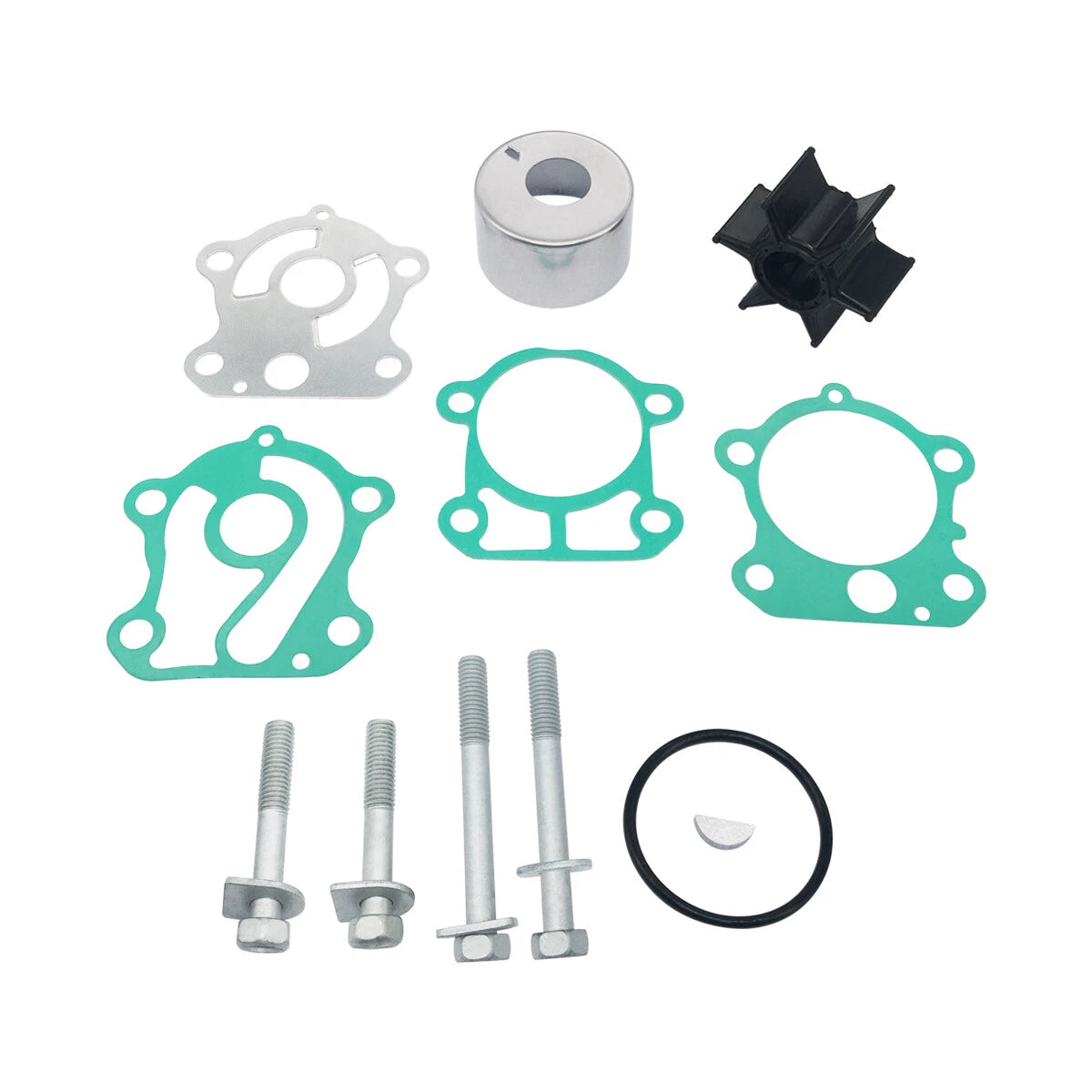 Water Pump Impeller Kit for Yamaha 2-Str 70 75 80 85 90HP 692-W0078-A0, 692-W0078